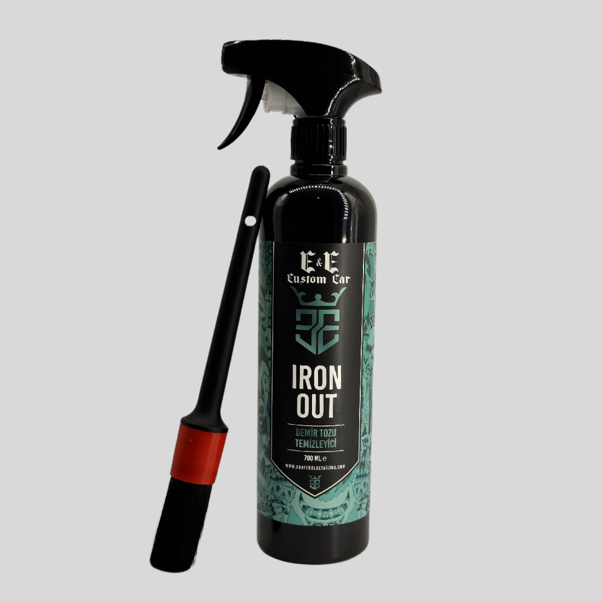 E&E Custom Car Iron Out Demir Tozu Temizleyici 700 ml+Detay Fırçası