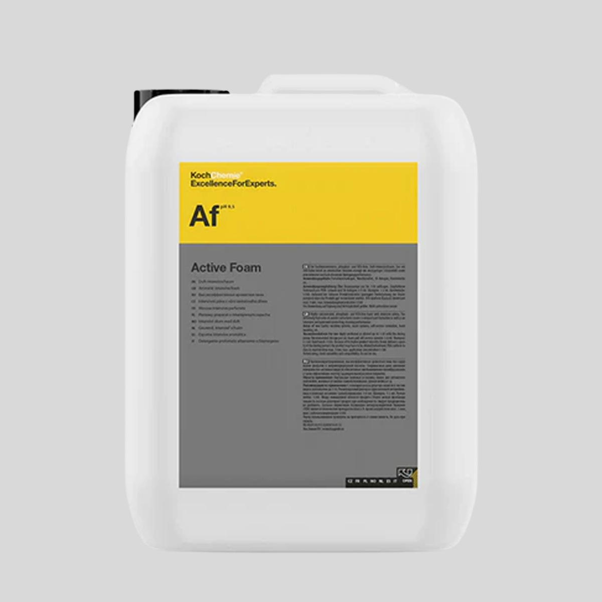 Koch Chemie Af Active Foam 10 Kg. Aromatic Intensive Foam (Kokulu Yoğun Köpüklü Şampuan)