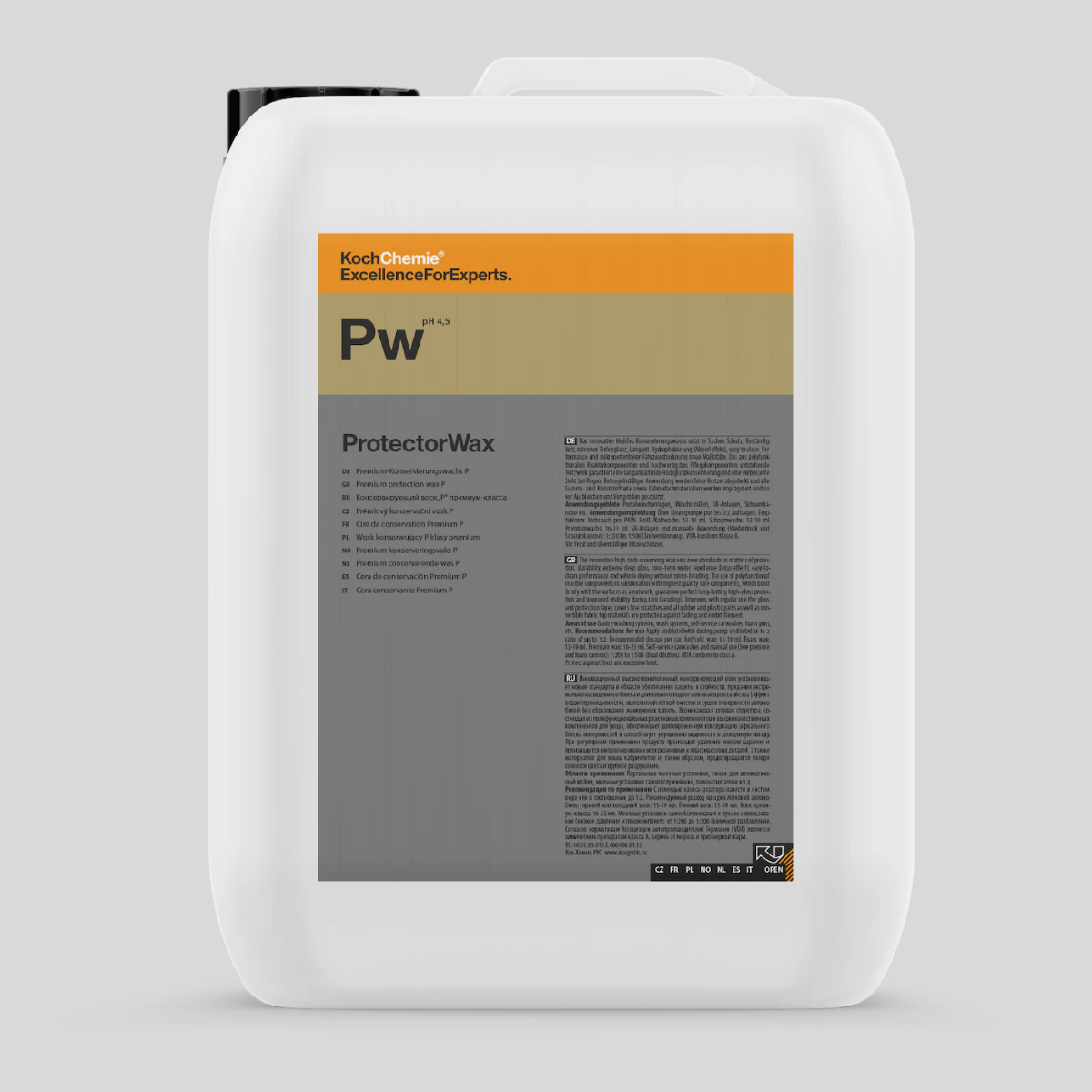 Koch Chemie Pw Hızlı Cila (Islak-Kuru) Protector Wax . 10 Litre